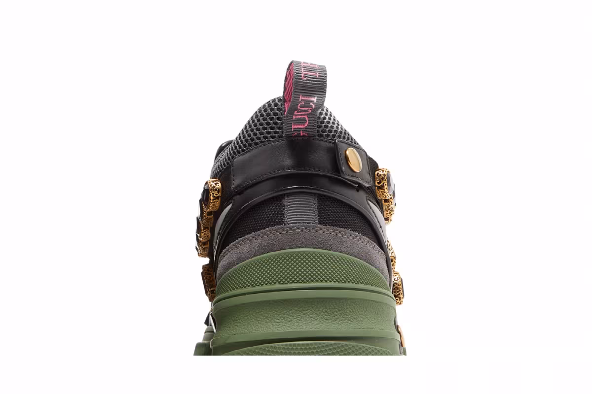 Gucci Flashtrek Green Crystals, view 8