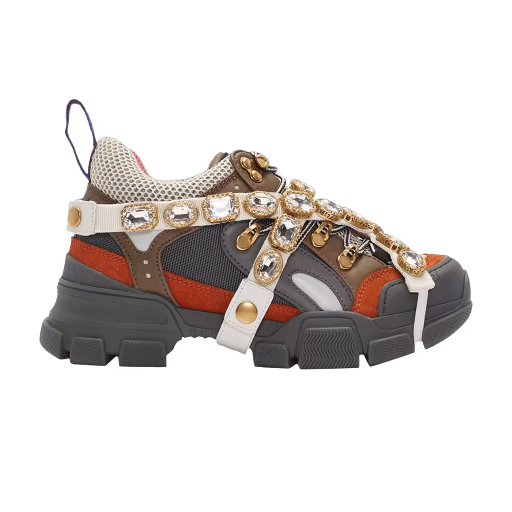 Gucci Flashtrek Crystal Grey Orange