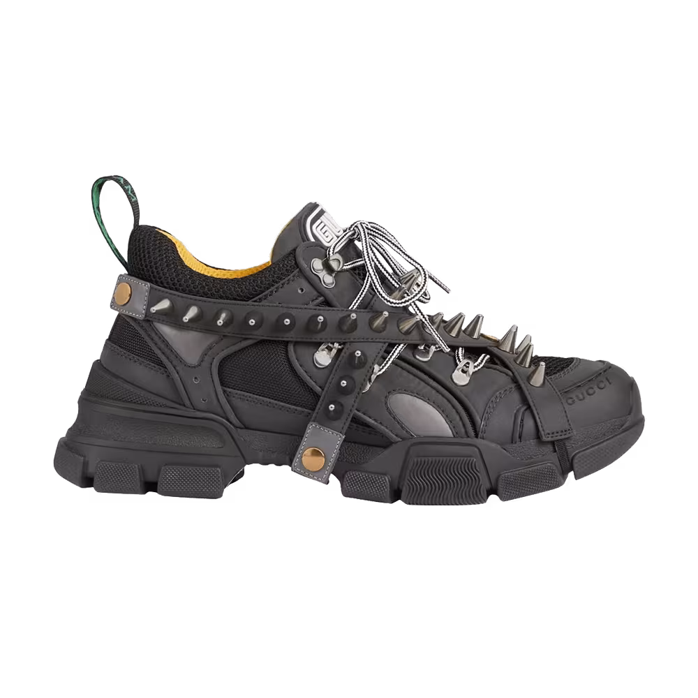 Gucci Flashtrek Removable Spikes Black