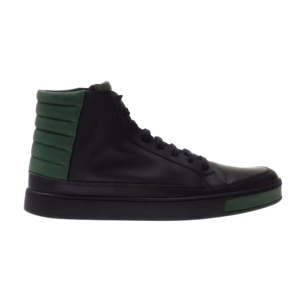 Gucci Signature Leather High Black Green