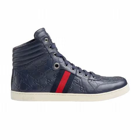 Gucci Guccissima Leather High Top 'Black'