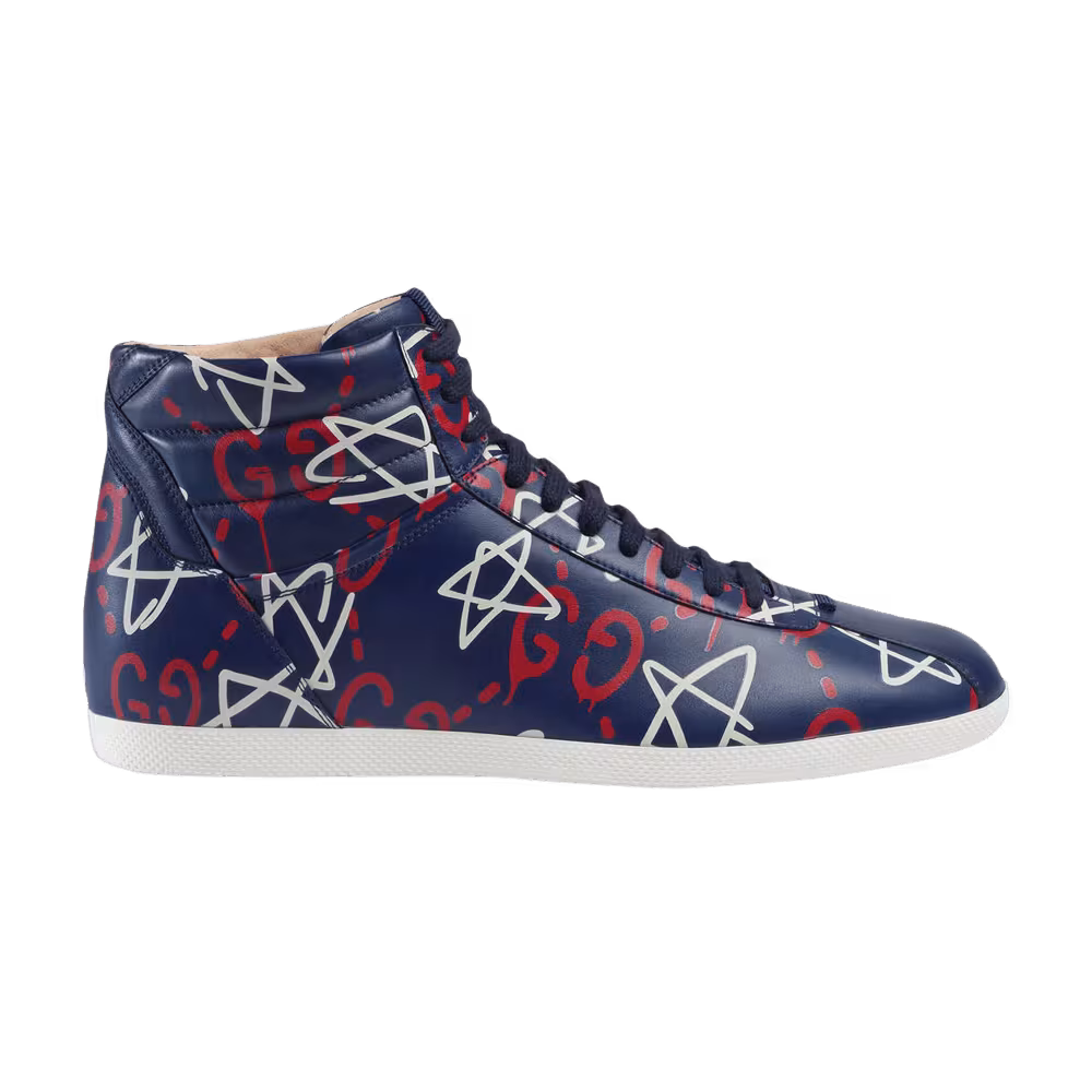 Gucci Ghost Hi Top Blue Agata
