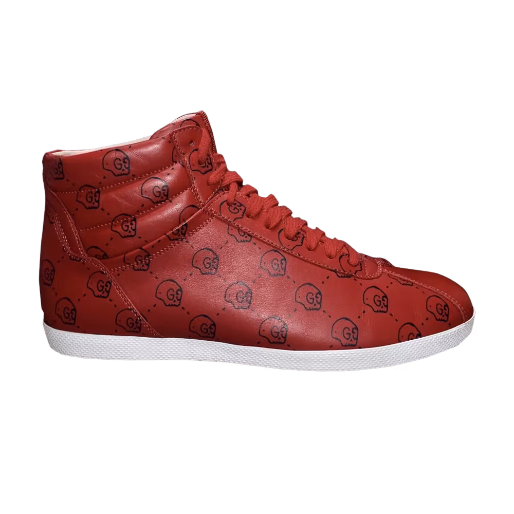 Gucci Signature Ghost Skull High Red