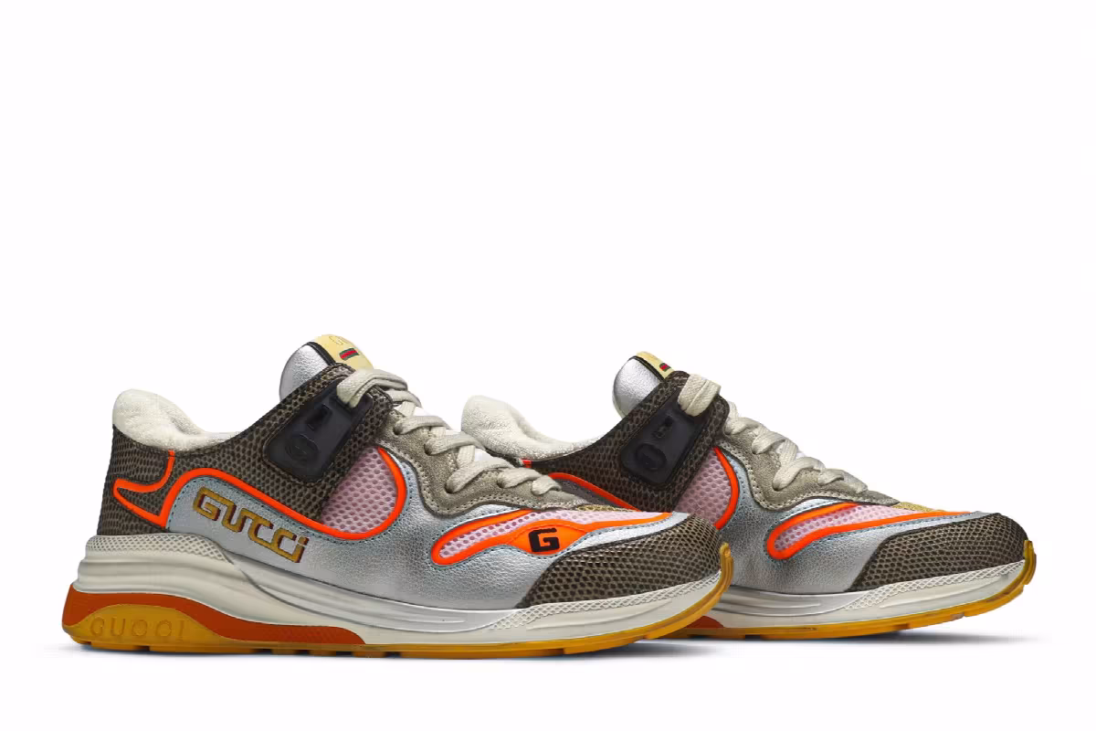 Gucci Women's Ultrapace Grey Tejus Printed, view 9