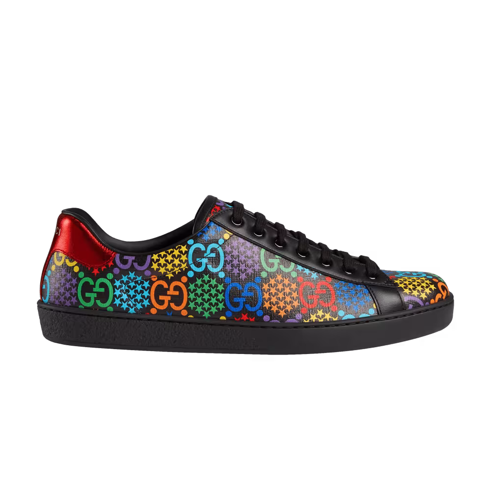 Gucci Ace GG Supreme Low Psychedelic - Black