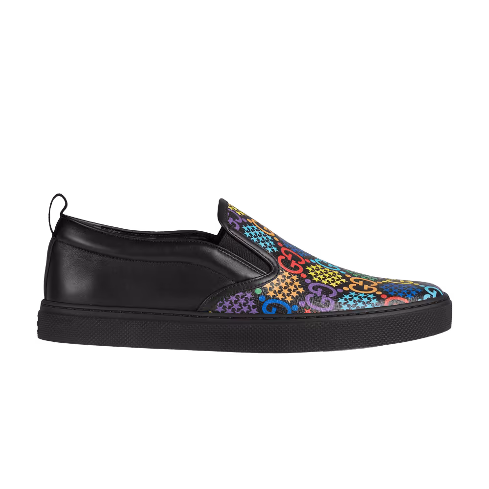 Gucci GG Supreme Slip-On Psychedelic - Black