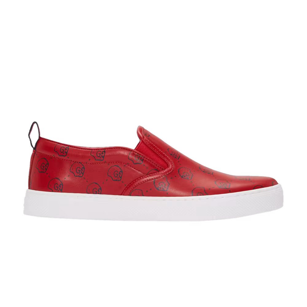 Gucci Slip-On Ghost Skull Red