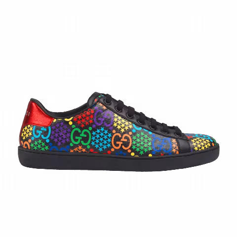 Gucci Wmns Ace GG Supreme Low 'Psychedelic - Black'