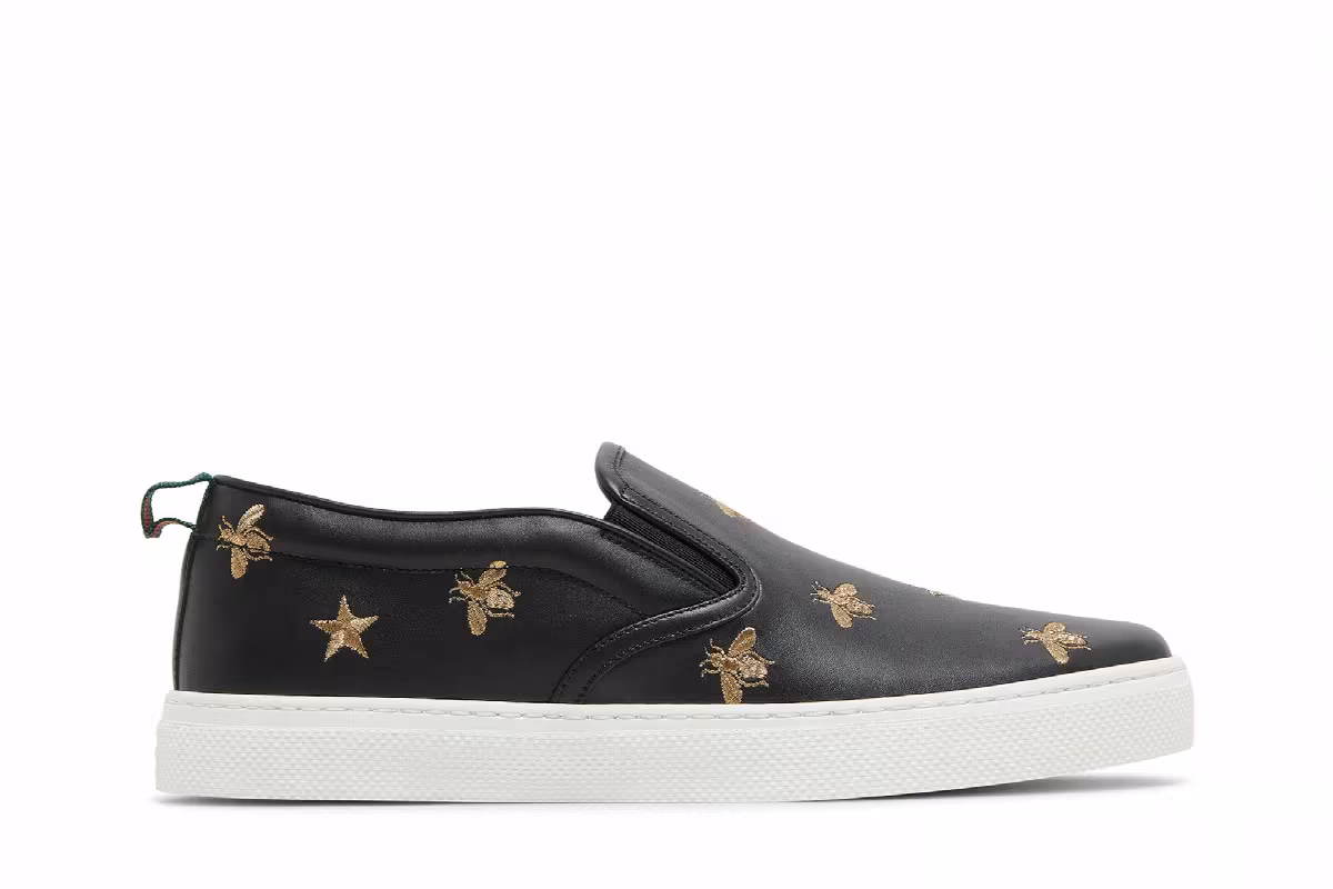 Gucci Slip-On Bees - Black, view 2