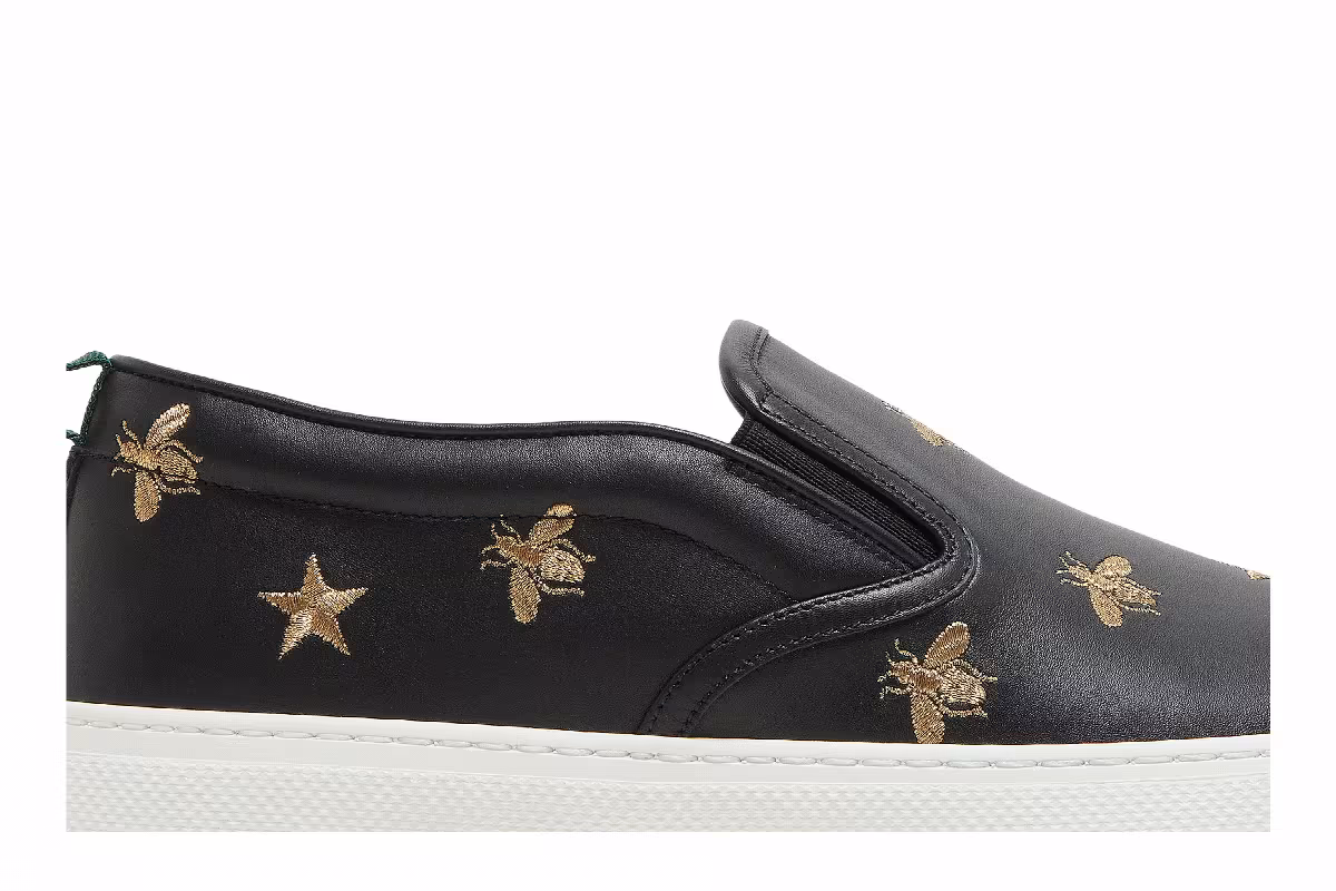 Gucci Slip-On Bees - Black, view 3