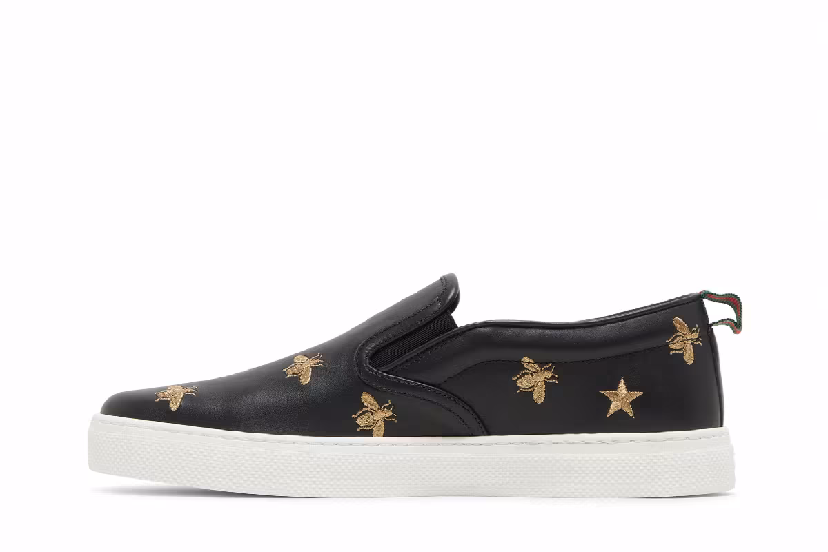 Gucci Slip-On Bees - Black, view 4