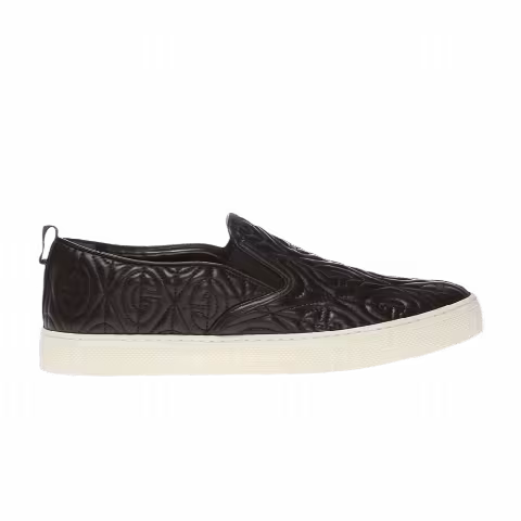 Gucci G Rhombus Slip-On 'Black Quilted'
