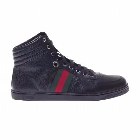 Gucci Leather Web High 'Black'
