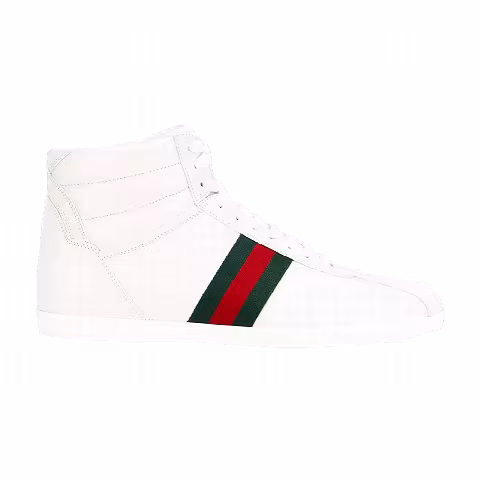 Gucci Leather Web High 'White'