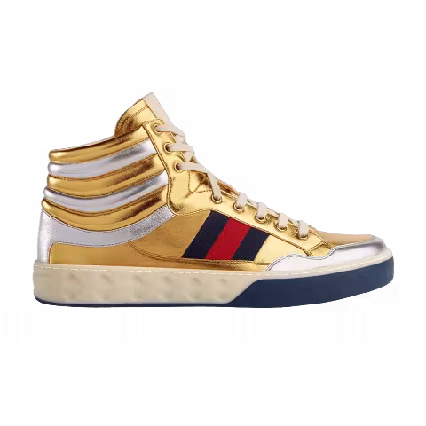 Gucci Leather High 'Metallic Gold'