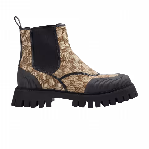 Gucci GG Ankle Boot 'Beige Ebony'