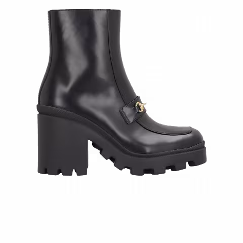 Gucci Wmns Horsebit Ankle Boot 'Black'