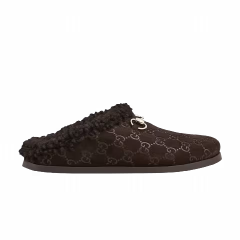 Gucci Wmns Horsebit Mule 'Dark Brown'