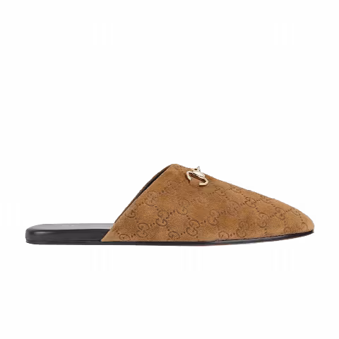 Gucci Horsebit Mule 'Brown Suede'