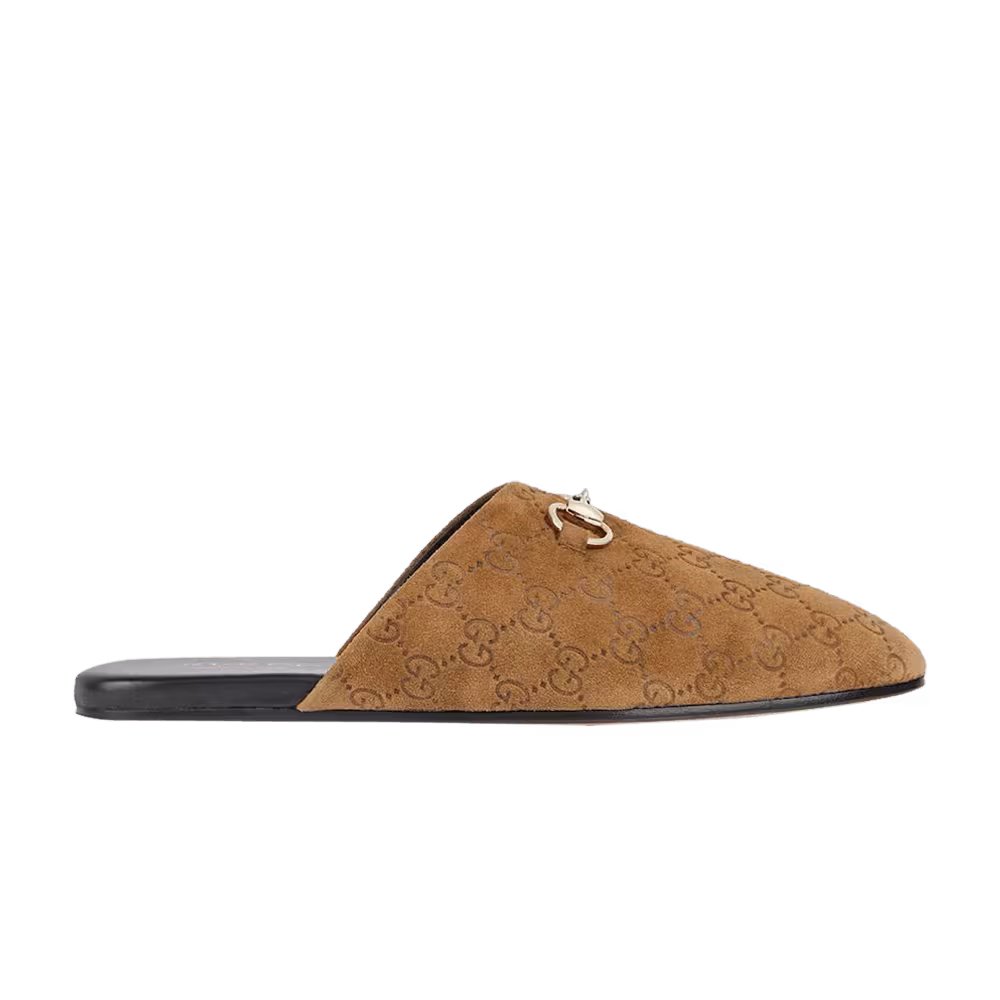 Gucci Horsebit Mule Brown Suede