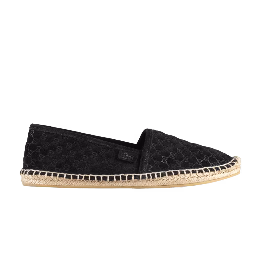 Gucci Women's Espadrilles Micro GG - Black