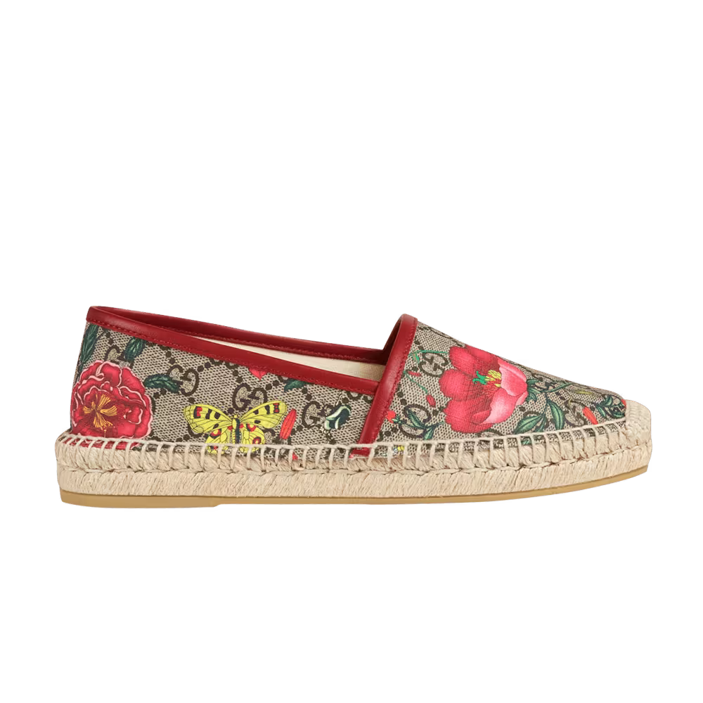 Gucci Women's GG Supreme Espadrilles Floral