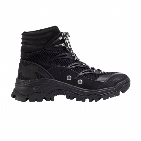 Gucci Lace Up Boot 'Black'