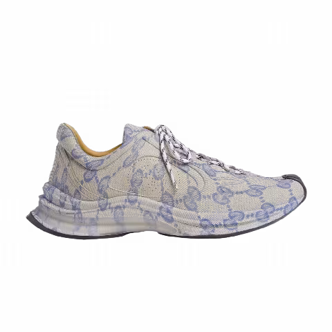 Gucci Run Sneaker 'Beige Blue Monogram'