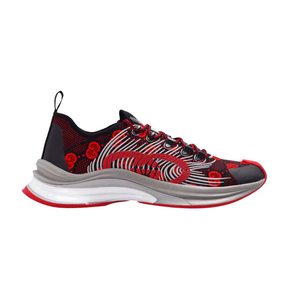 Gucci Run Sneaker Black Red