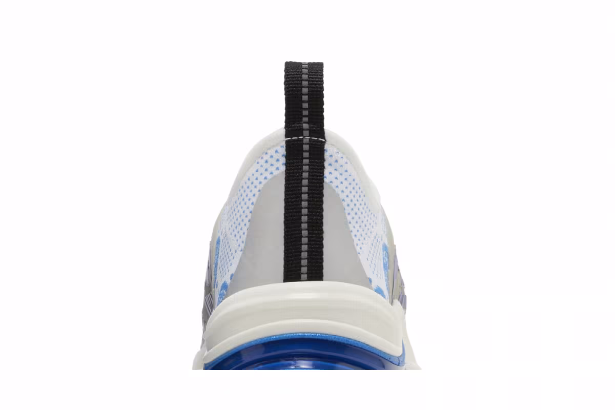 Gucci Women's Run Sneaker White Blue, view 8