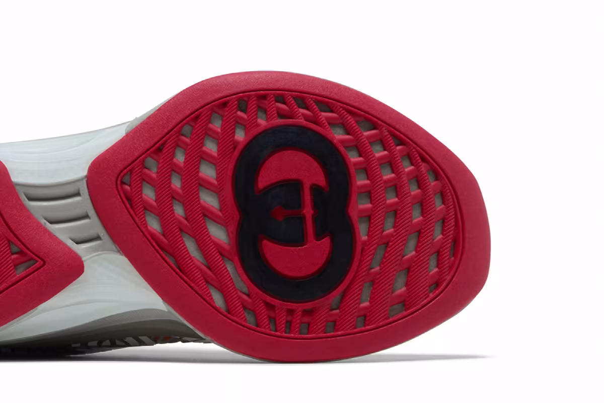 Gucci Run Sneaker Grey Orange, view 6