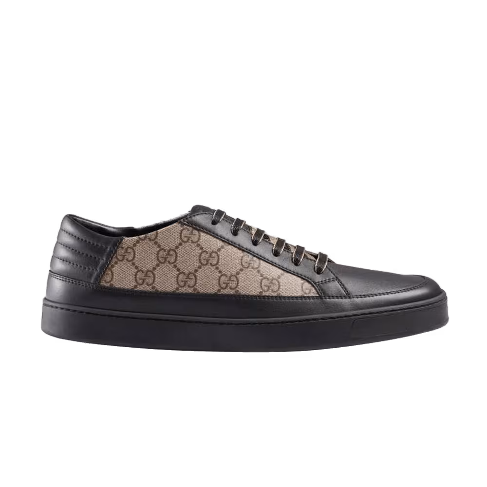Gucci GG Supreme Black Tan