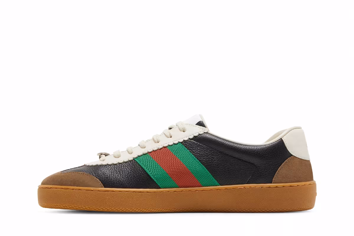 Gucci G74 Web Low Black, view 4