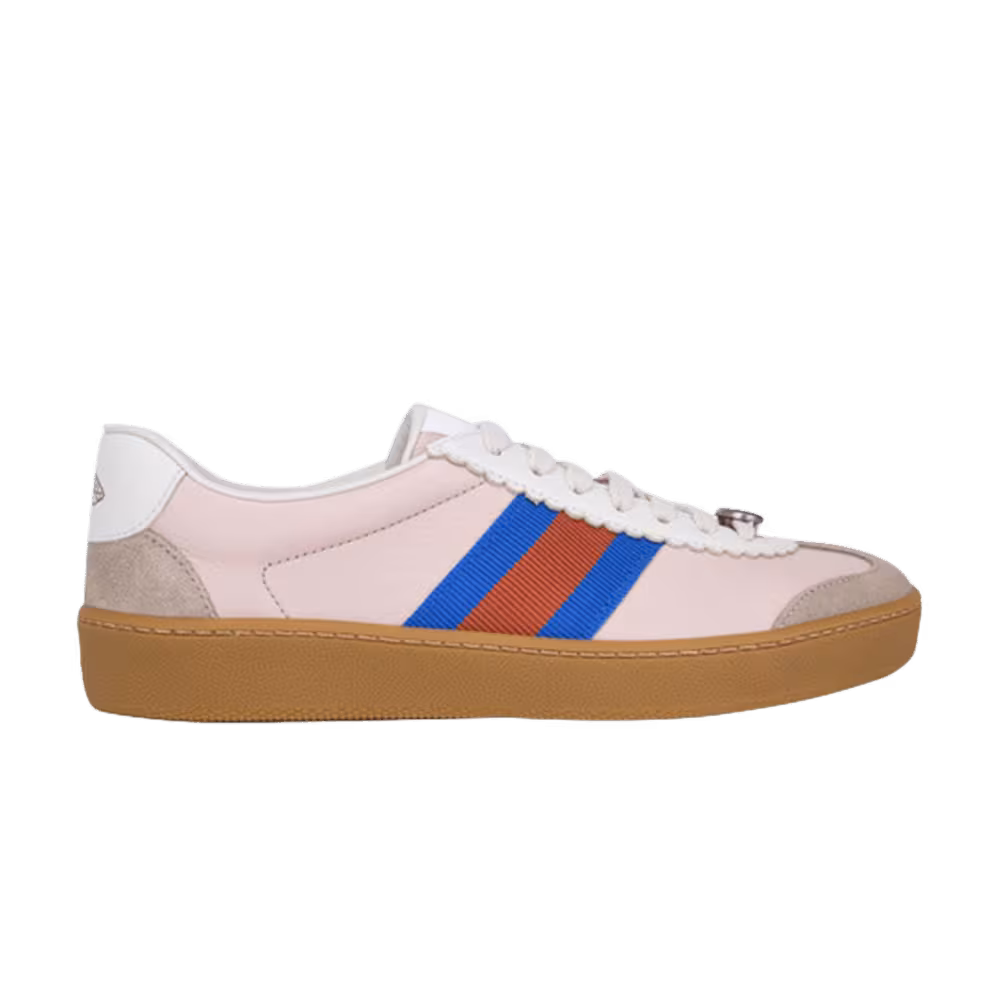 Gucci Women's G74 Web Low Pink Oatmeal