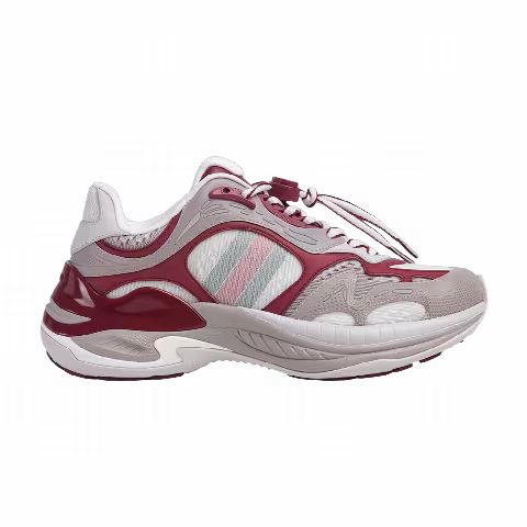 Wmns Gucci 2.0 'Grey Rosso Ancora Mesh'