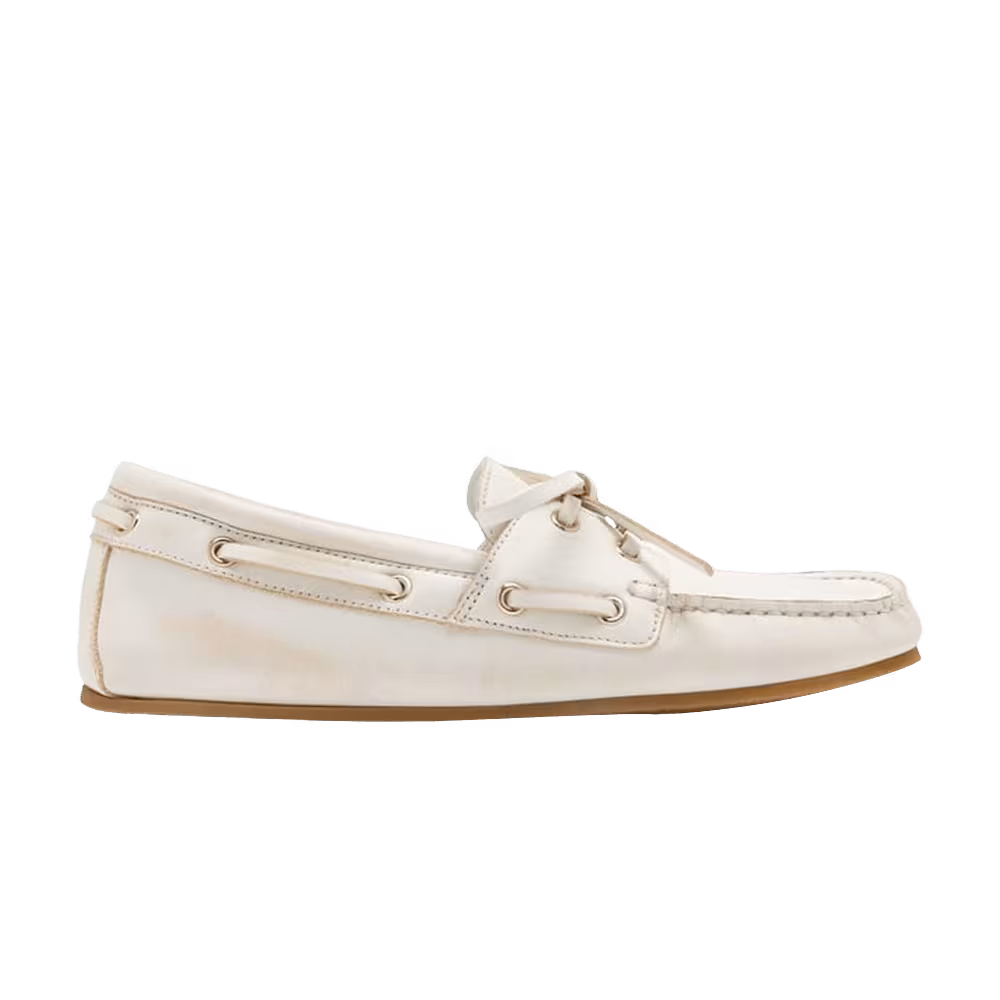 Gucci Women's Boat Mocassin White