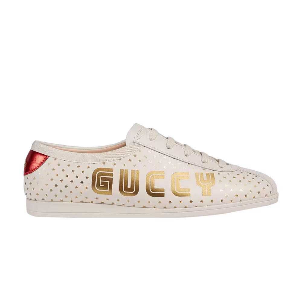 Gucci Women's Falacer Low Guccy Print - White