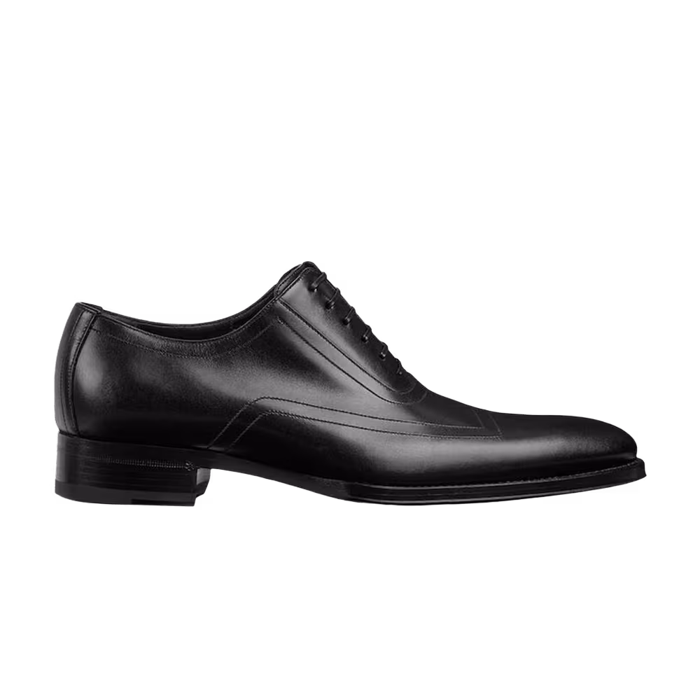 Gucci Lace-Up Shoe Black Leather