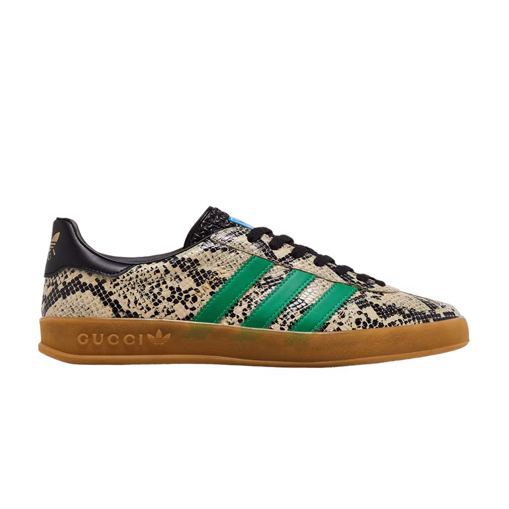 Adidas x Gucci Gazelle Python Print