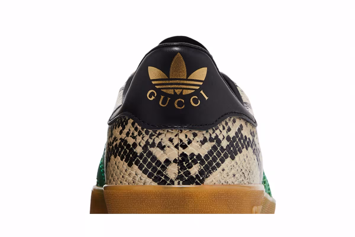 Adidas x Gucci Gazelle Python Print, view 8