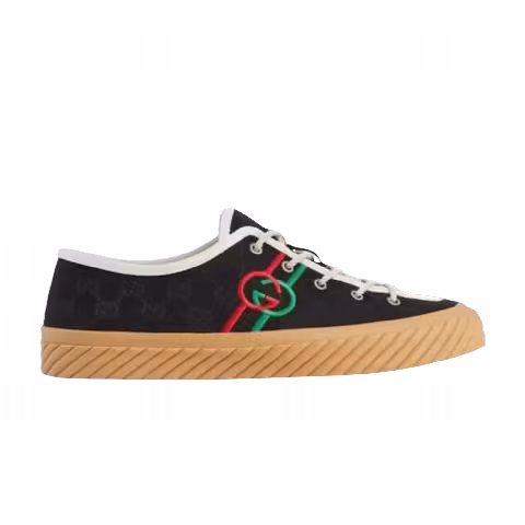 Gucci Interlocking G Low 'Black Green Red'