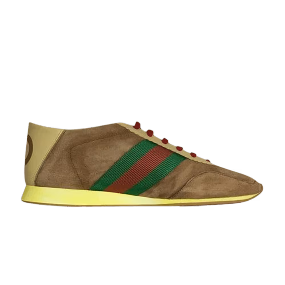 Gucci Rocket Suede Low Brown