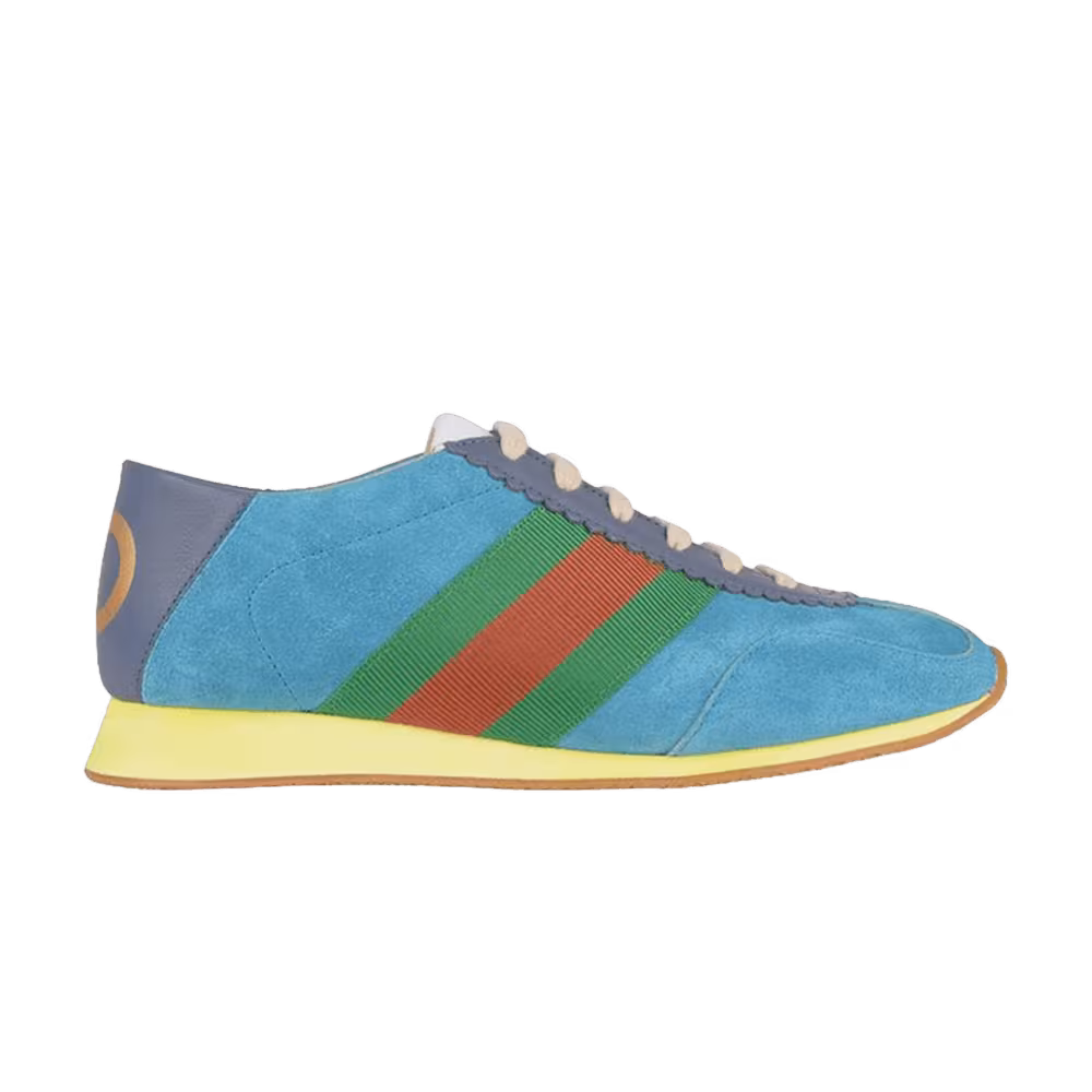 Gucci Rocket Suede Low Blue