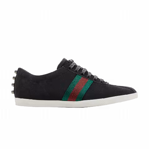 Gucci Glitter Web Stud Low 'Black'