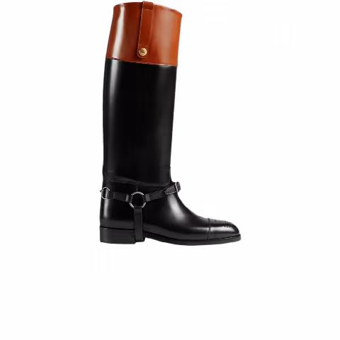Gucci Wmns Knee-High Boot 'Harness - Black'