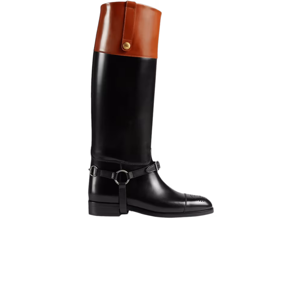 Gucci Women's Knee-High Boot Harness - Black
