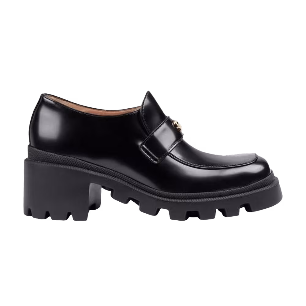 Gucci Women's Interlocking G Loafers Black