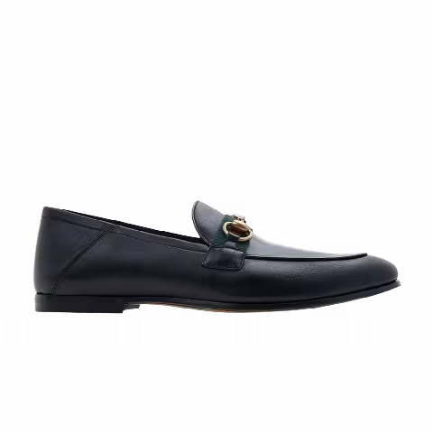 Gucci Horsebit Web Loafer 'Black'