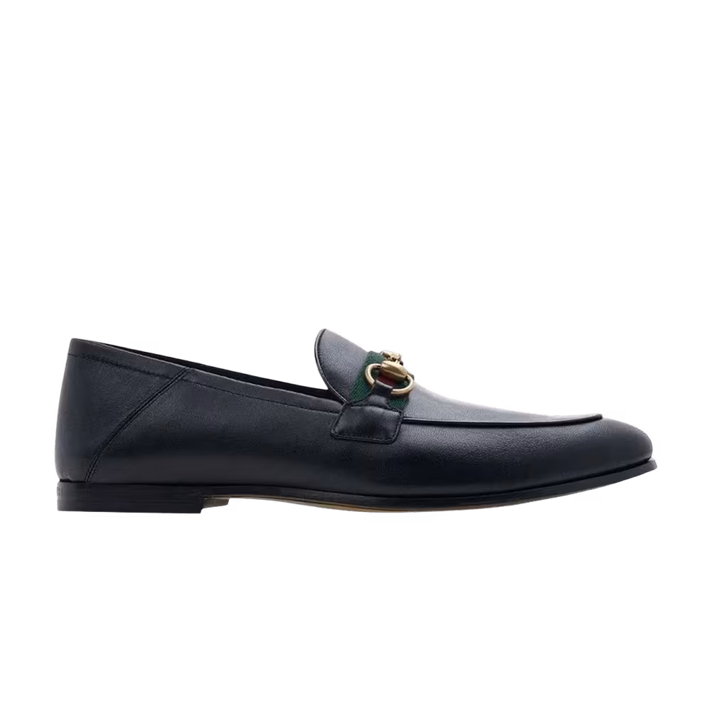 Gucci Horsebit Web Loafer Black