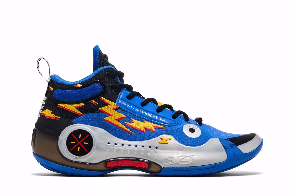 Li-Ning Way of Wade 10 Element - Thunder and Lightning, view 2